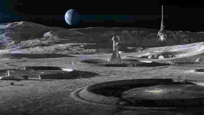 Recorrer la Luna motorizados: así es la idea de la NASA para construir un tren flotante en la superficie lunar